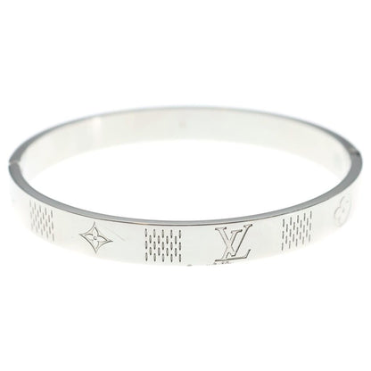 Louis Vuitton Damier Staple Bangle Silver Metal Bracelet — view 2
