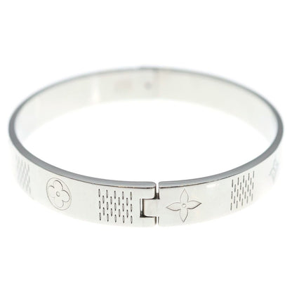 Louis Vuitton Damier Staple Bangle Silver Metal Bracelet — view 4