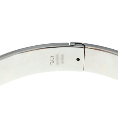 Louis Vuitton Damier Staple Bangle Silver Metal Bracelet — view 5