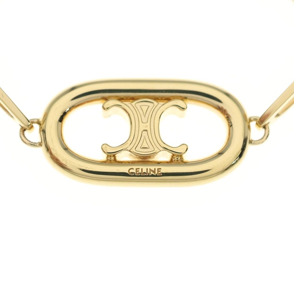 Celine Maillon Triomphe Chain Bracelet Gold — view 5