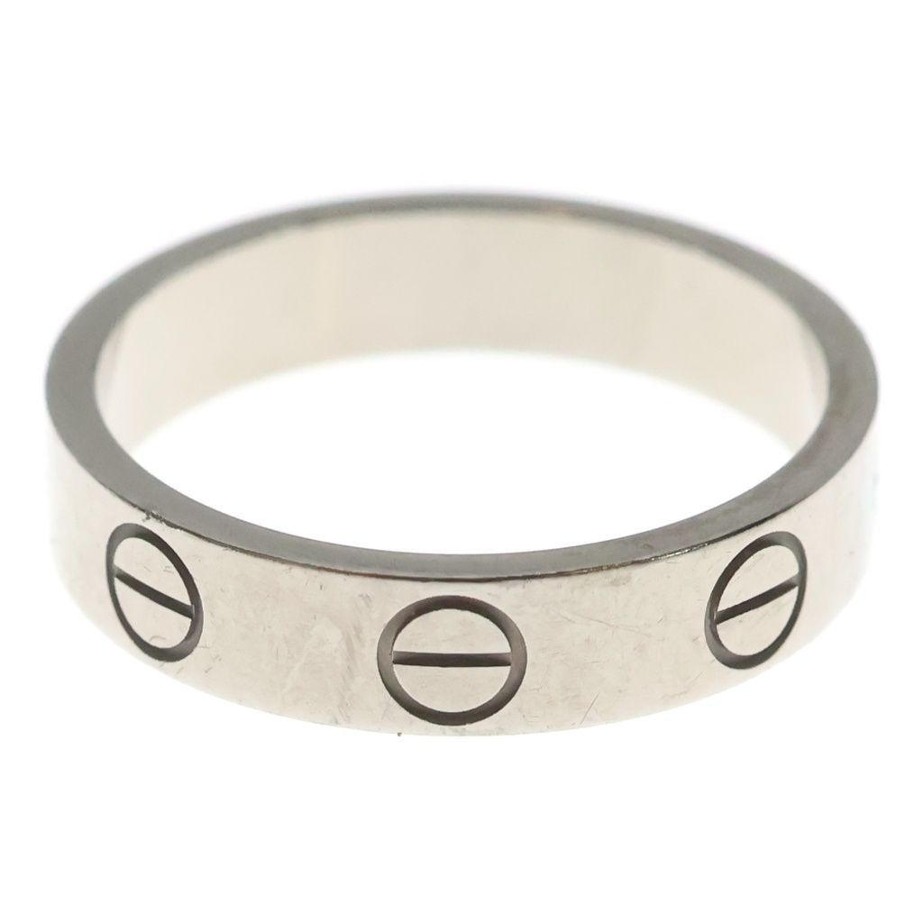Cartier Mini Love Ring 18k White Gold White — view 2