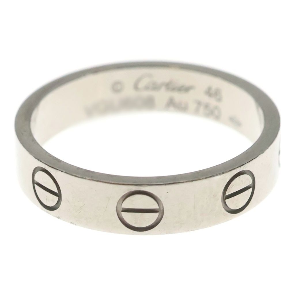 Cartier Mini Love Ring 18k White Gold White