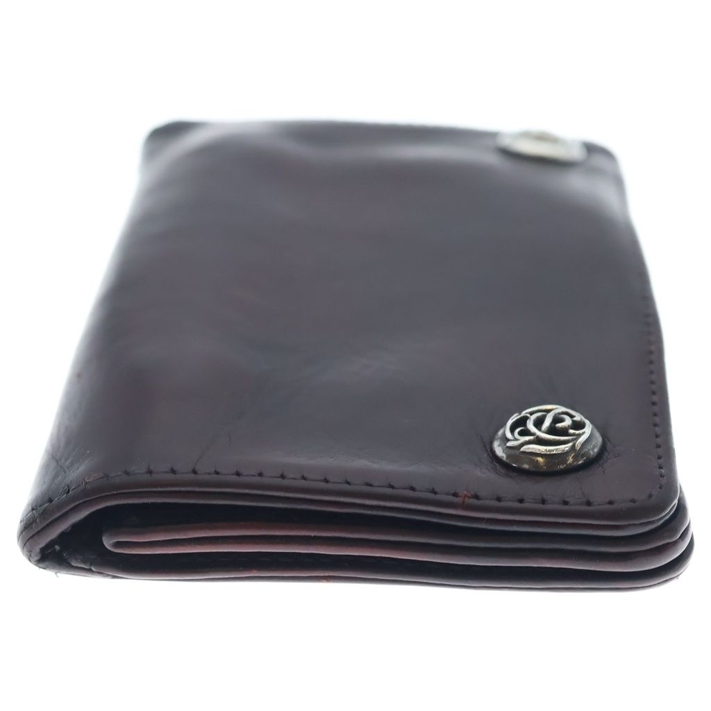 Chrome Hearts Floral Button Leather Wallet — view 3