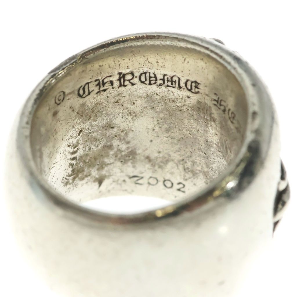 Chrome Hearts Classic Oval Cross Ring Silver — view 4