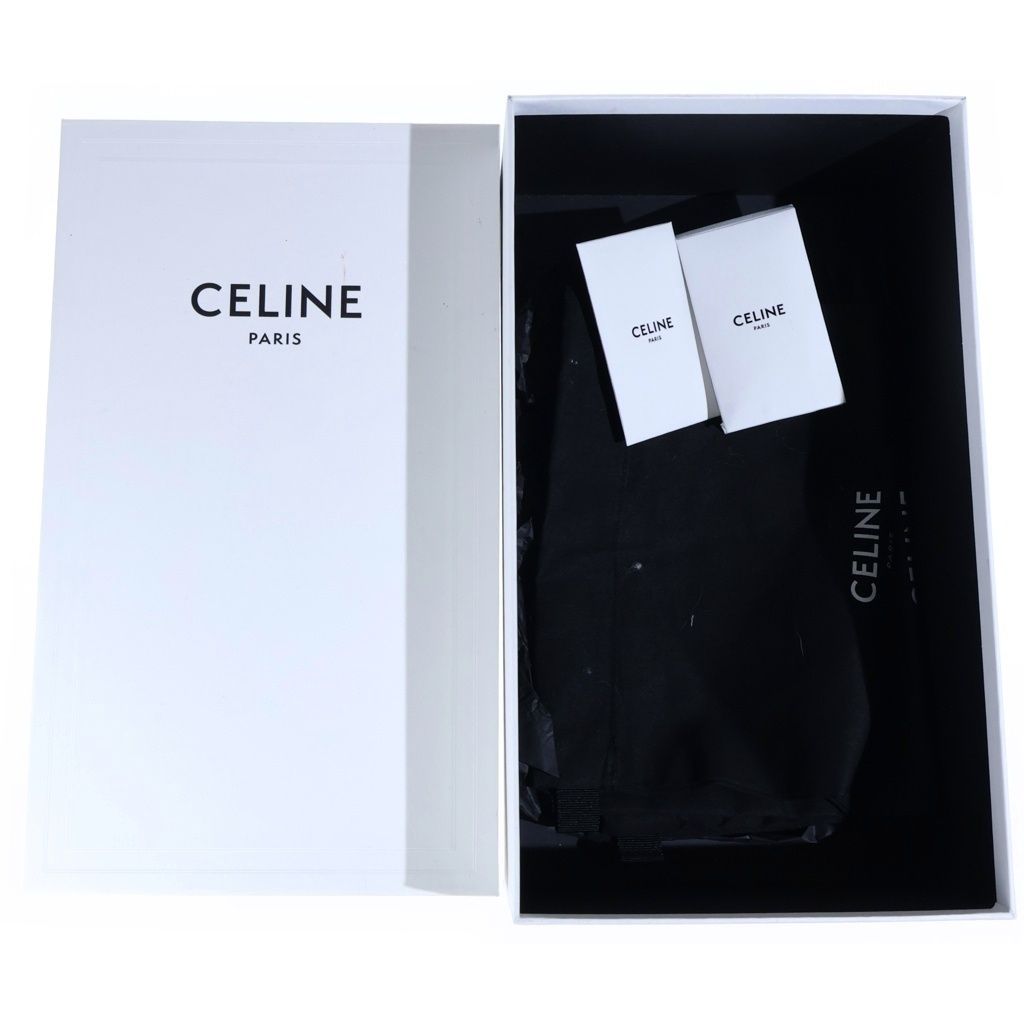 Celine Triomphe Logo Canvas Platform Low-Top Sneakers Blue — view 6