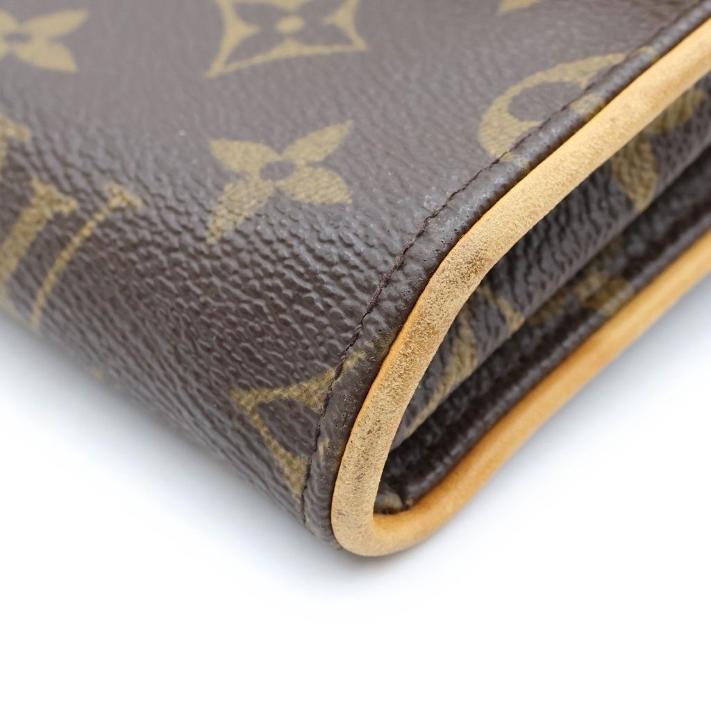 Louis Vuitton Monogram Florentine Shoulder Bag Brown Leather — view 5