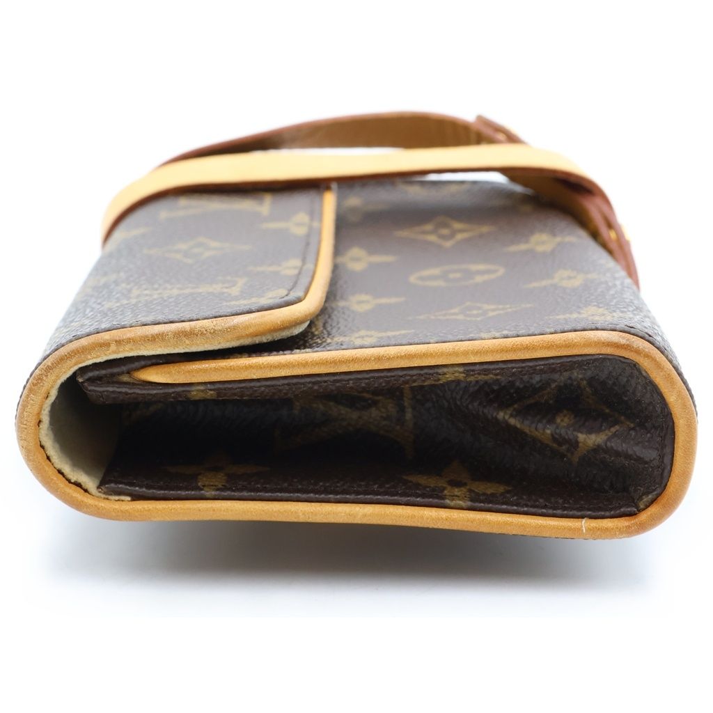 Louis Vuitton Monogram Florentine Shoulder Bag Brown Leather — view 3