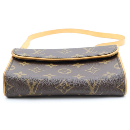 Louis Vuitton Monogram Florentine Shoulder Bag Brown Leather — view 4