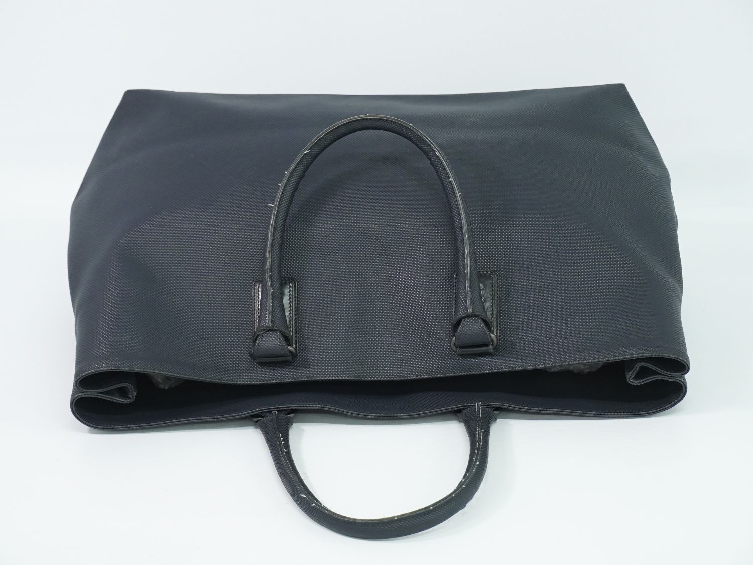 Bottega Veneta Marco Polo Tote Bag Leather Navy — view 5