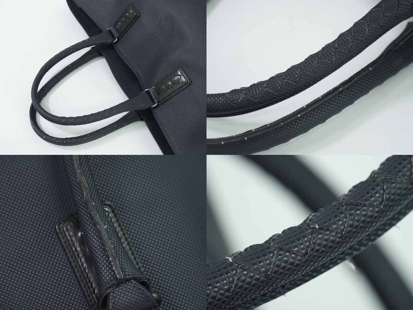 Bottega Veneta Marco Polo Tote Bag Leather Navy — view 6
