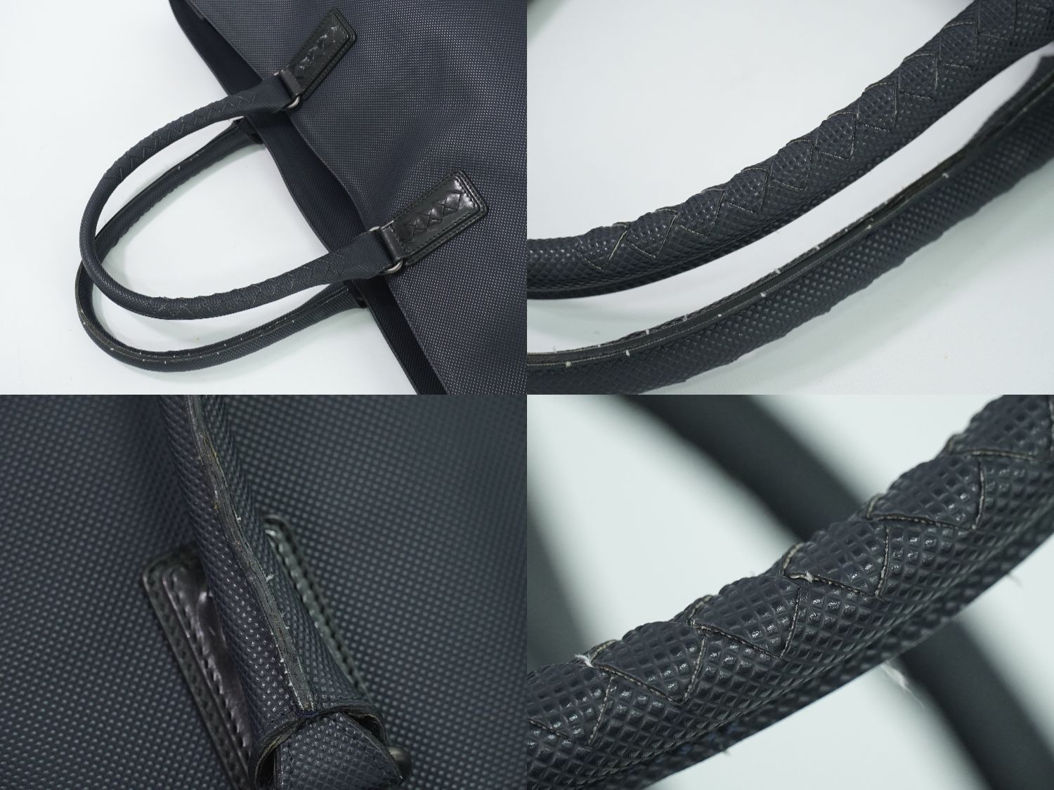 Bottega Veneta Marco Polo Tote Bag Leather Navy — view 6