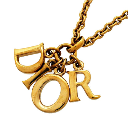 Dior Necklace Logo Gold Plated