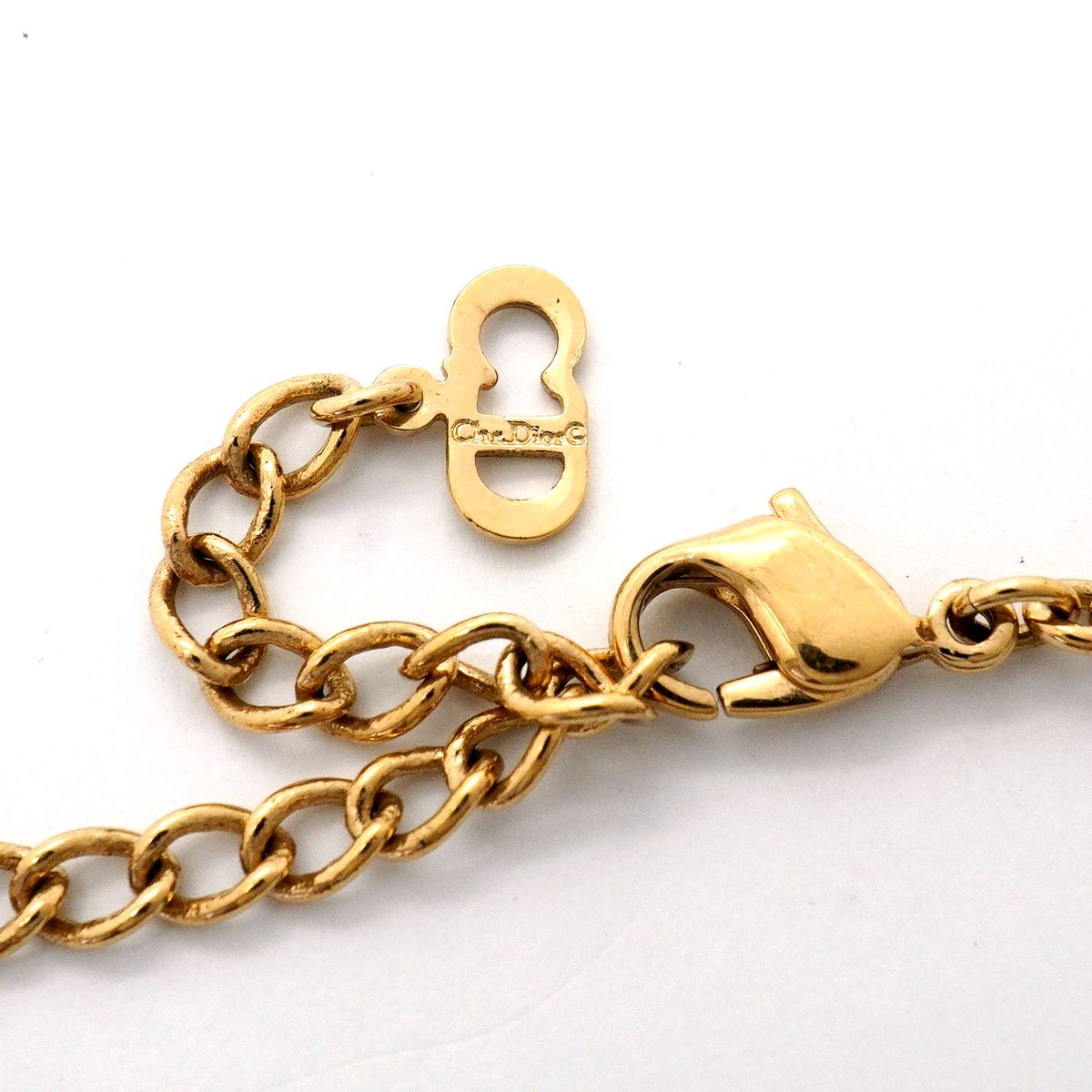 Dior Necklace Logo Gold Plated — view 4