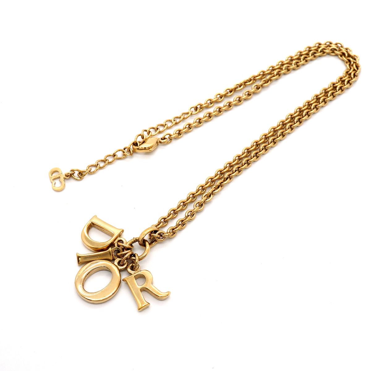 Dior Necklace Logo Gold Plated — view 3