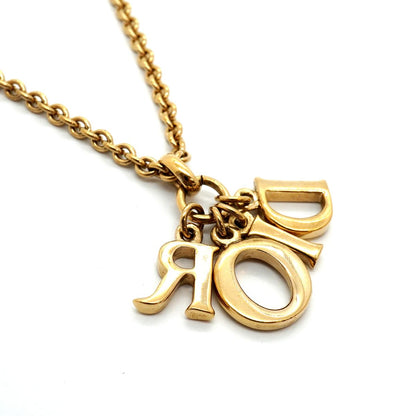 Dior Necklace Logo Gold Plated — view 2
