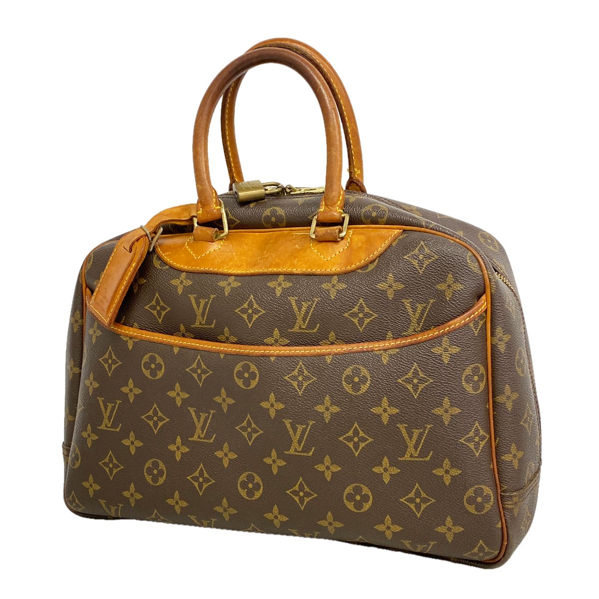 Louis Vuitton Handbag Monogram Deauville Brown