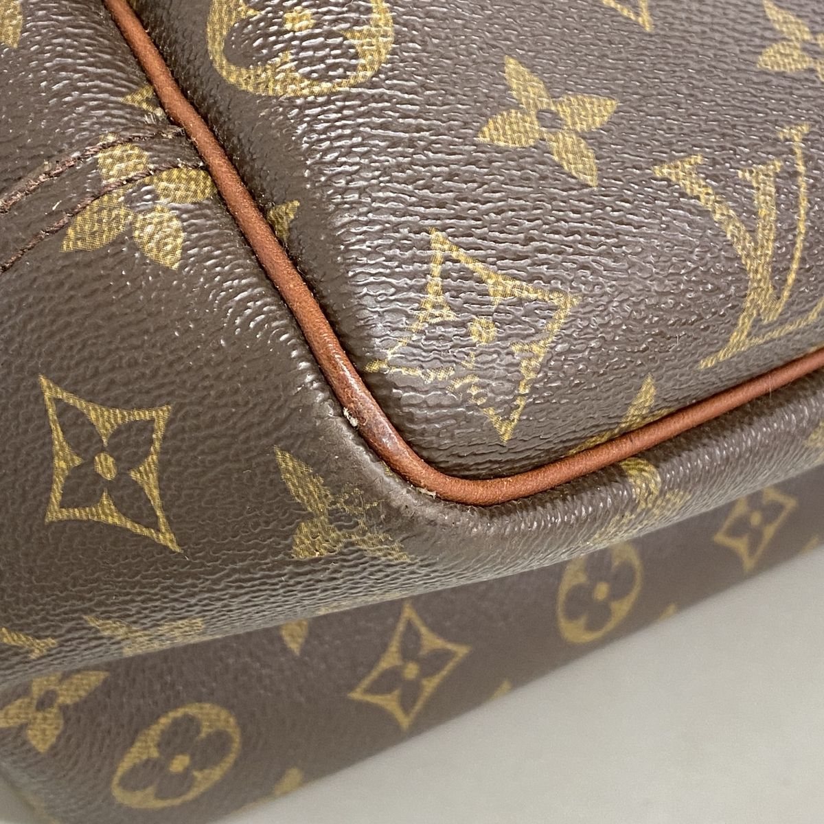 Louis Vuitton Handbag Monogram Deauville Brown — view 8