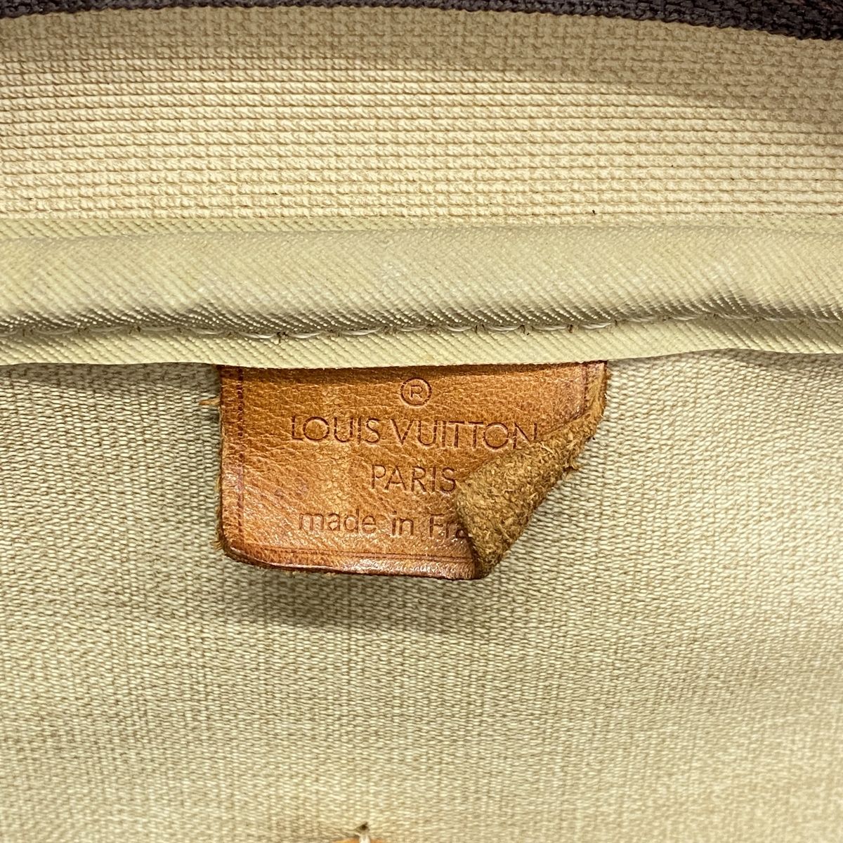Louis Vuitton Handbag Monogram Deauville Brown — view 5