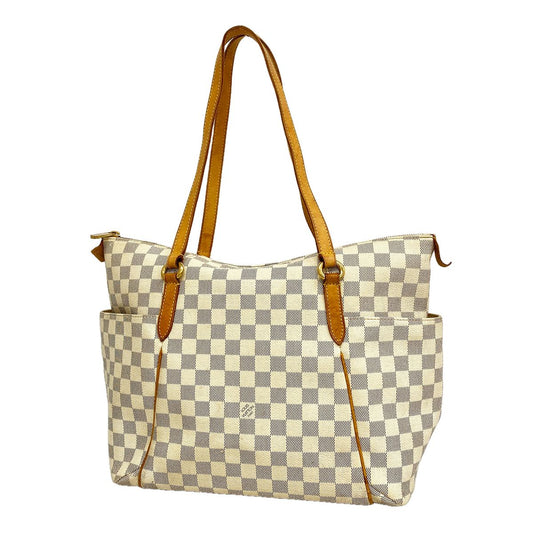 Louis Vuitton Tote Bag Damier Azur Totally MM White