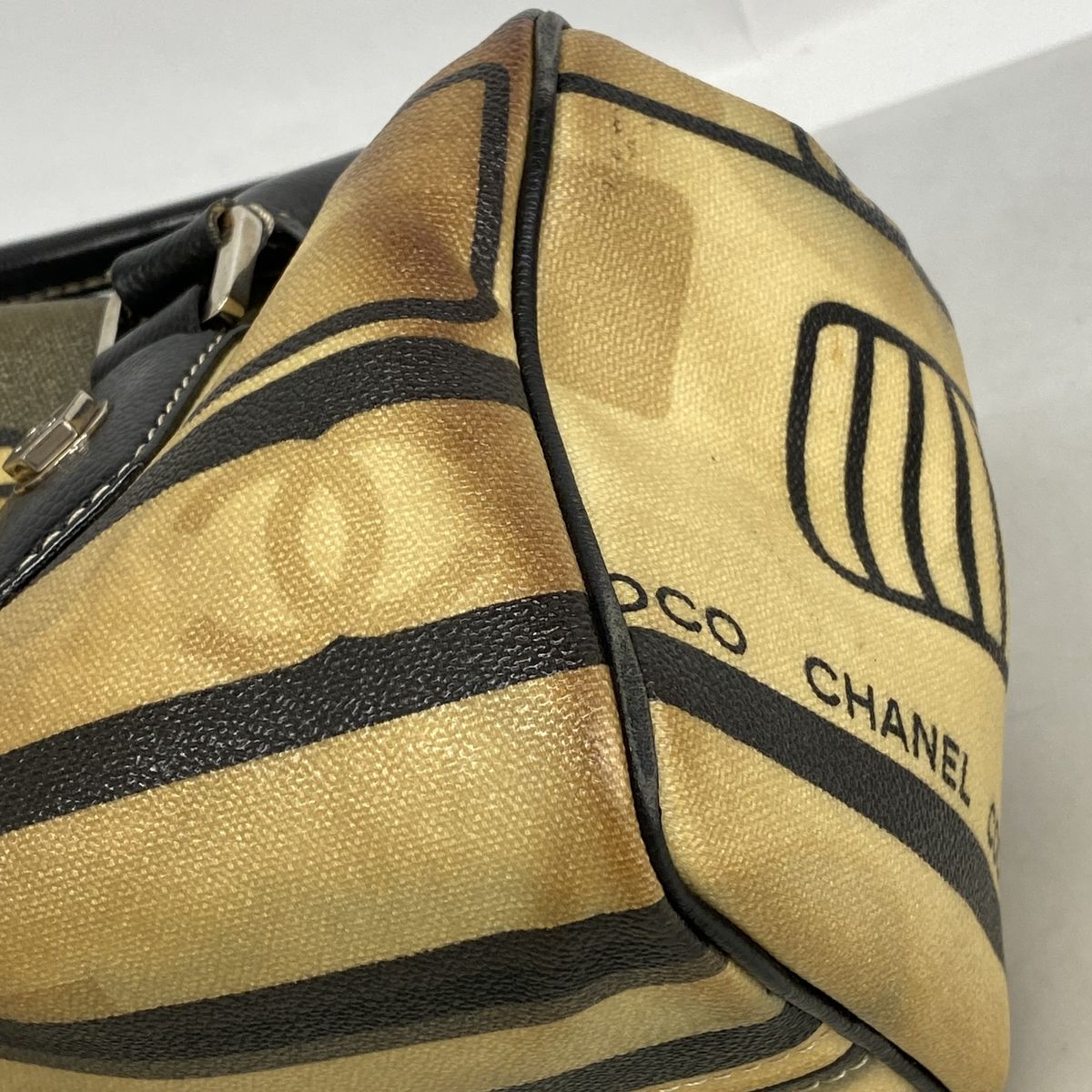 Chanel Handbag Central Station Beige Silver — view 7