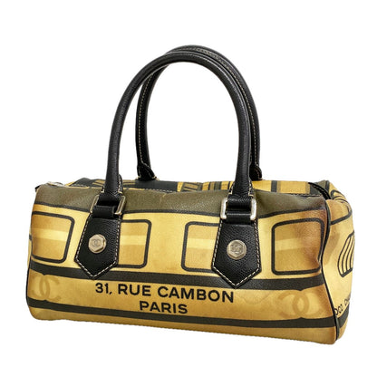 Chanel Handbag Central Station Beige Silver