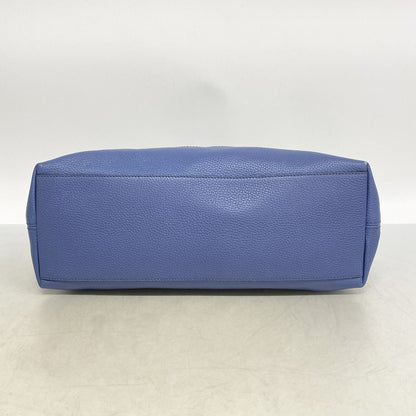 Gucci Shoulder Bag Soho Leather Blue Champagne Gold — view 3
