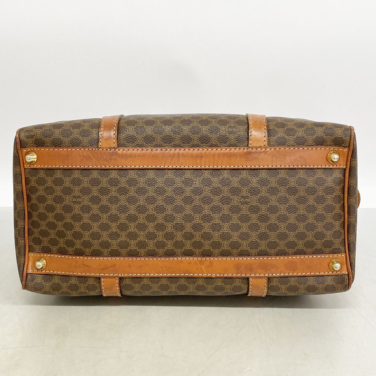 Celine Handbag Macadam Brown Gold — view 3