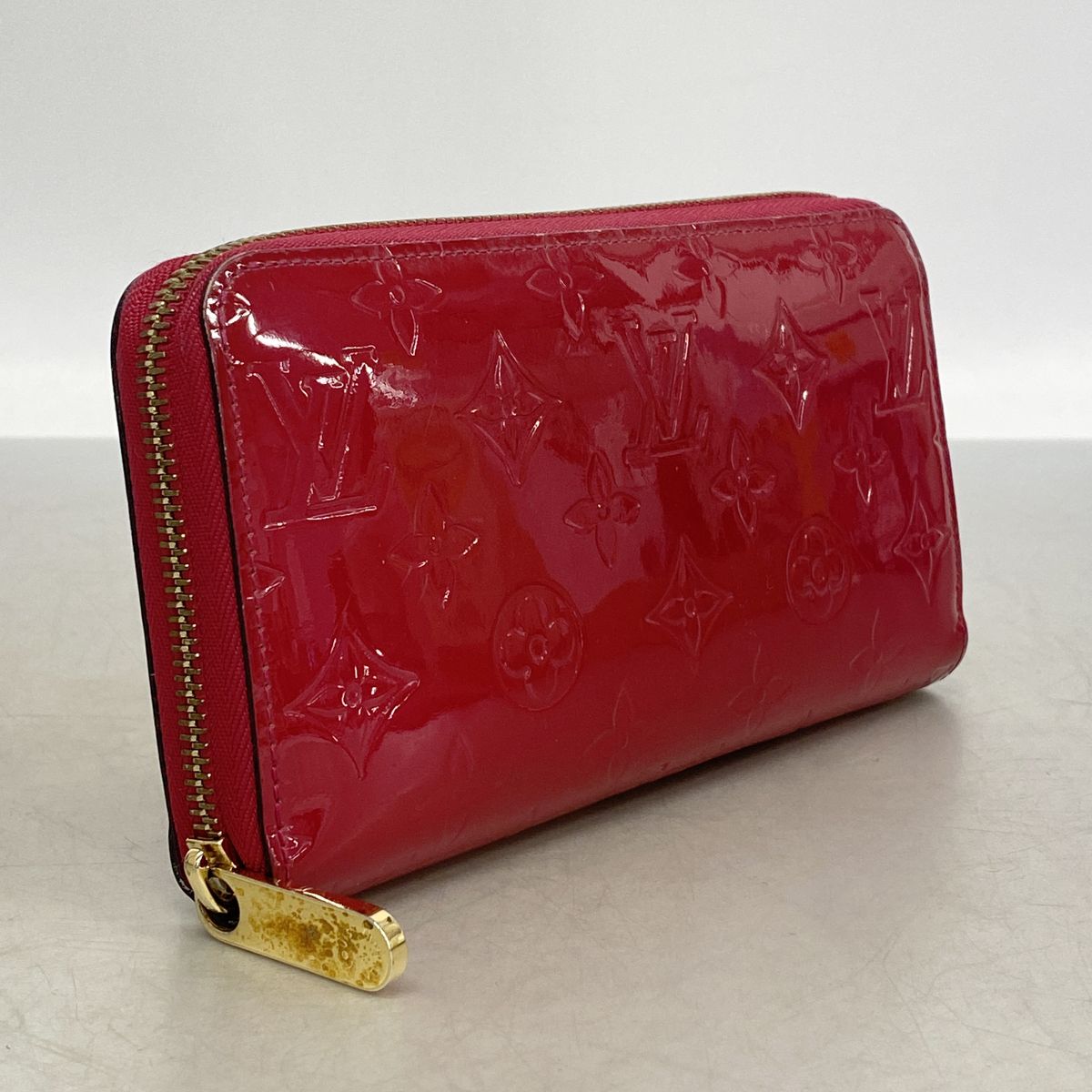 Louis Vuitton Wallet Vernis Zippy Rose Indien — view 2