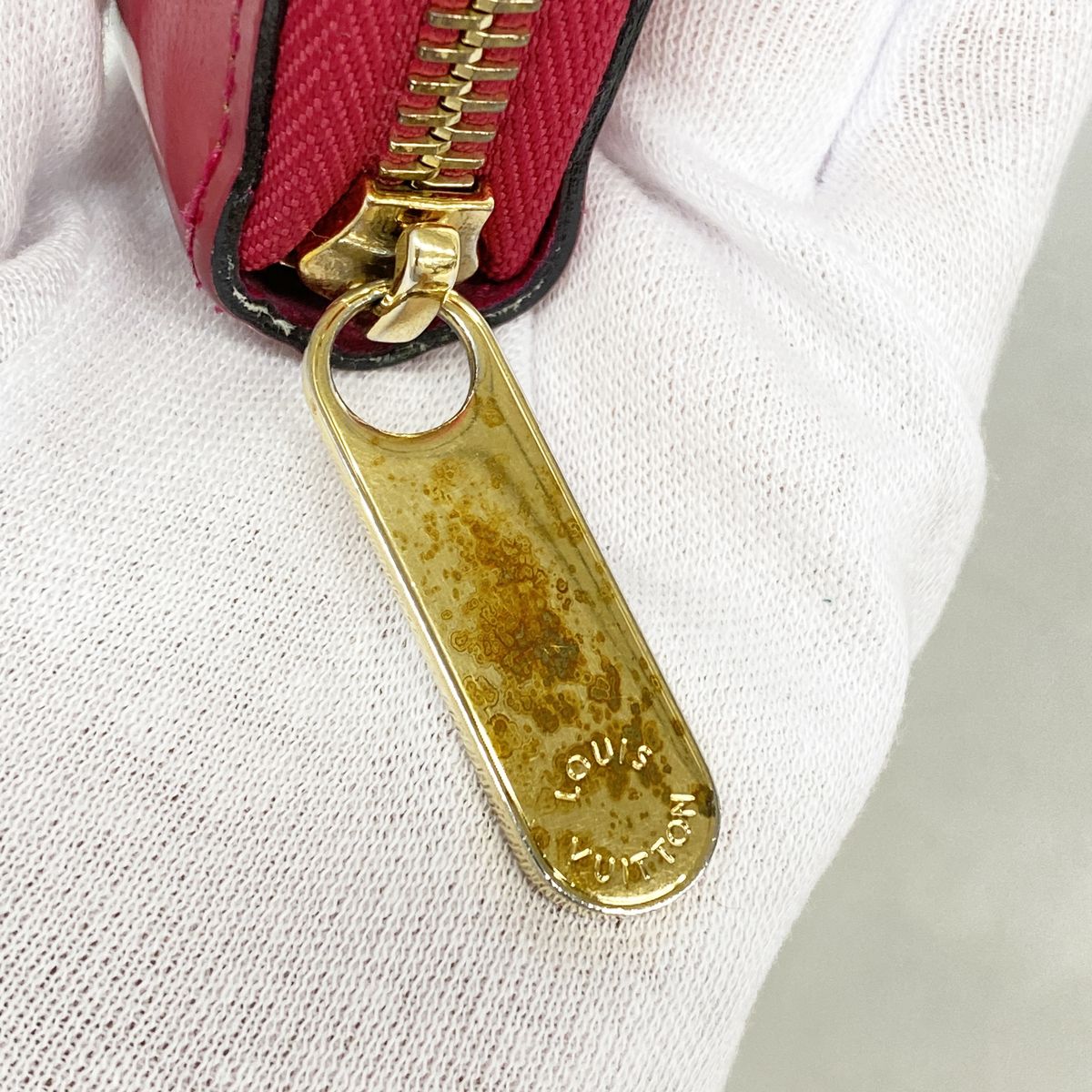 Louis Vuitton Wallet Vernis Zippy Rose Indien — view 8