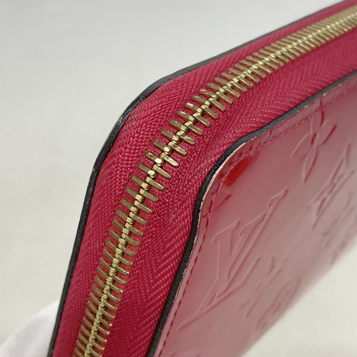Louis Vuitton Wallet Vernis Zippy Rose Indien — view 7