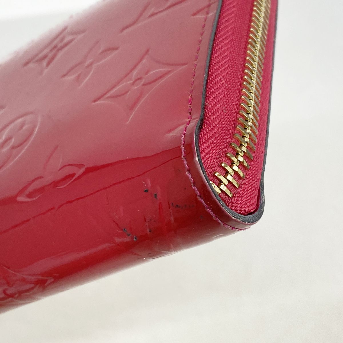 Louis Vuitton Wallet Vernis Zippy Rose Indien — view 5