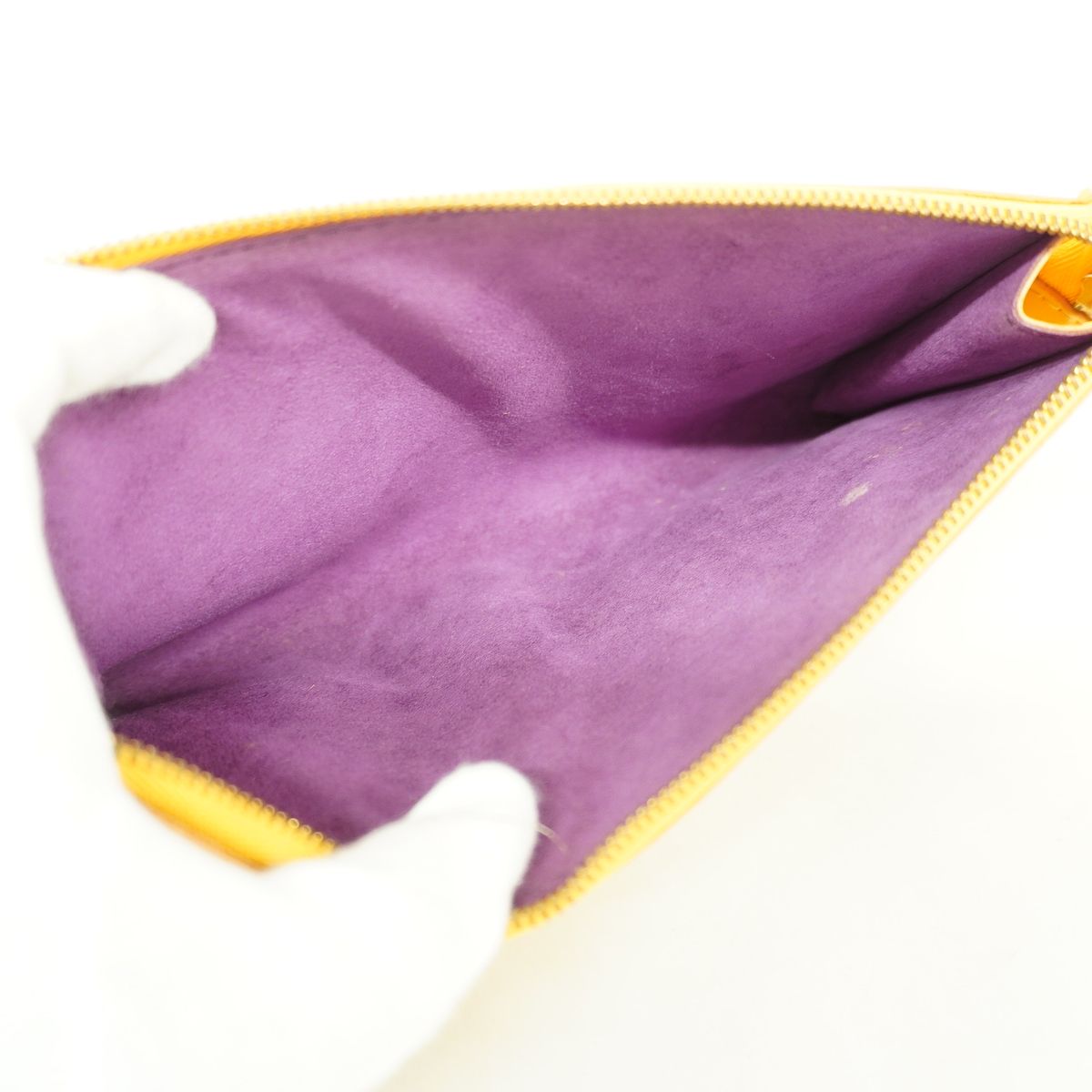 Louis Vuitton Pouch Epi Pochette Accessoires Jaune — view 4