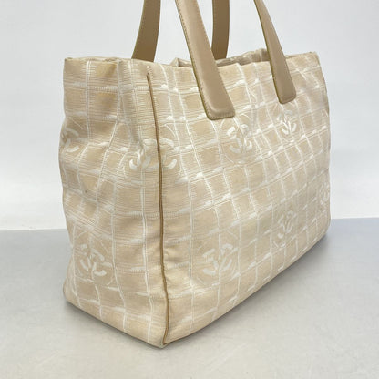 Chanel Tote Bag New Travel Nylon Beige Gold — view 2