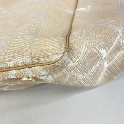 Chanel Tote Bag New Travel Nylon Beige Gold — view 7
