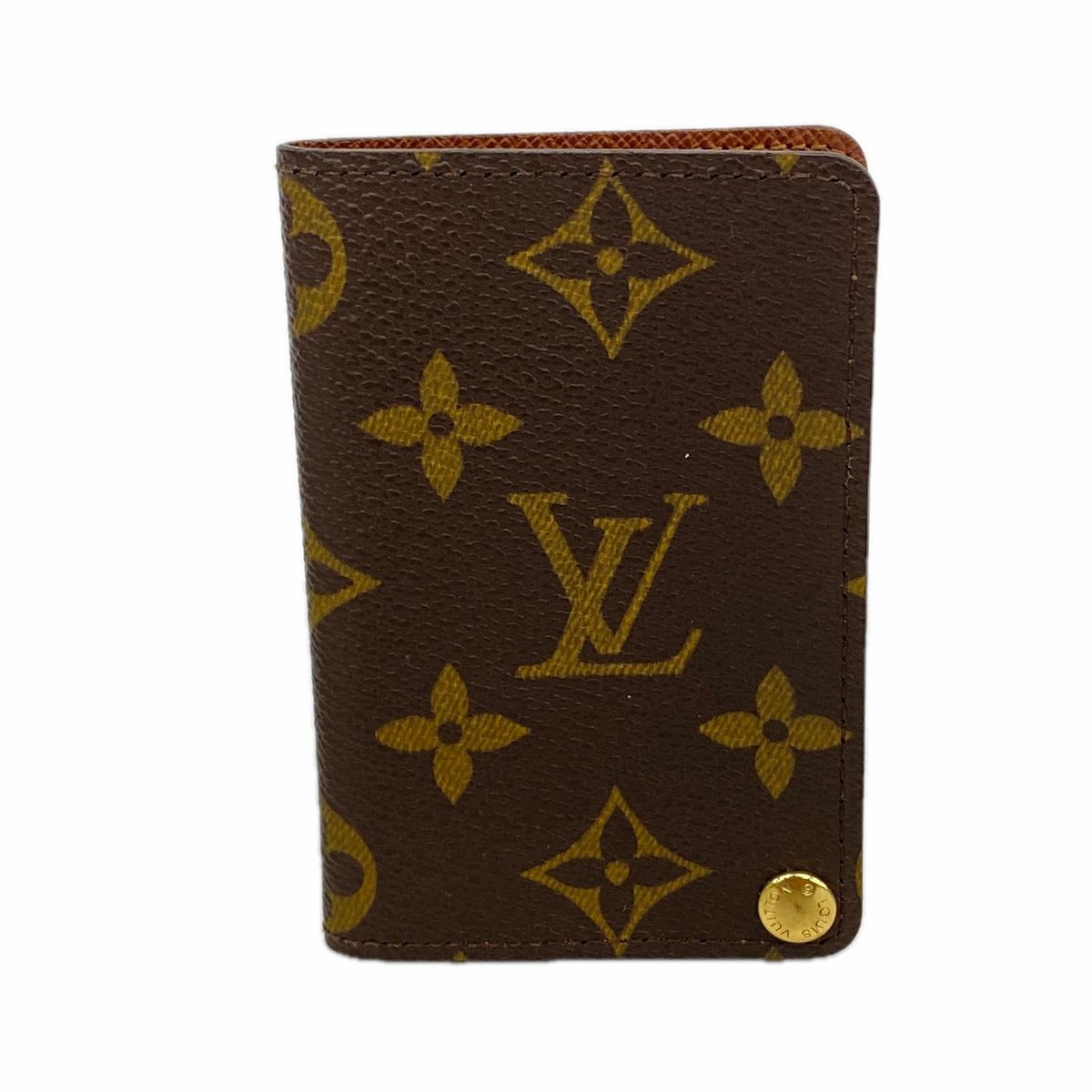 Louis Vuitton Card Case Monogram Porto Cartes Credit Pression Brown