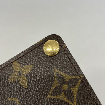 Louis Vuitton Card Case Monogram Porto Cartes Credit Pression Brown — view 7