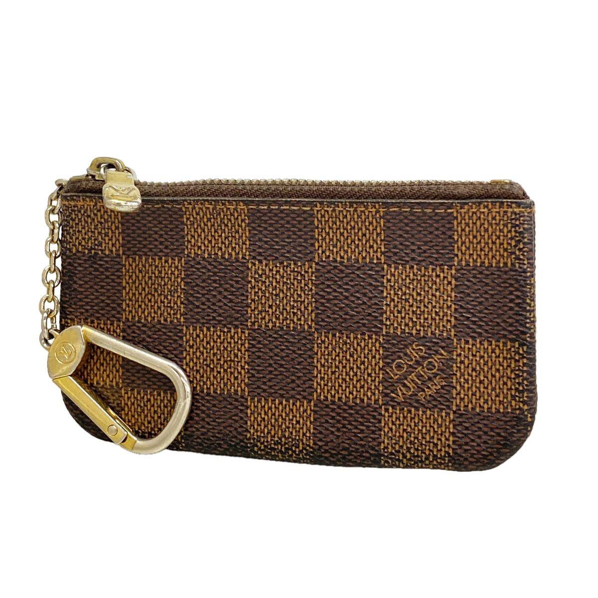 Louis Vuitton Coin Purse Damier Pochette Cles Ebene