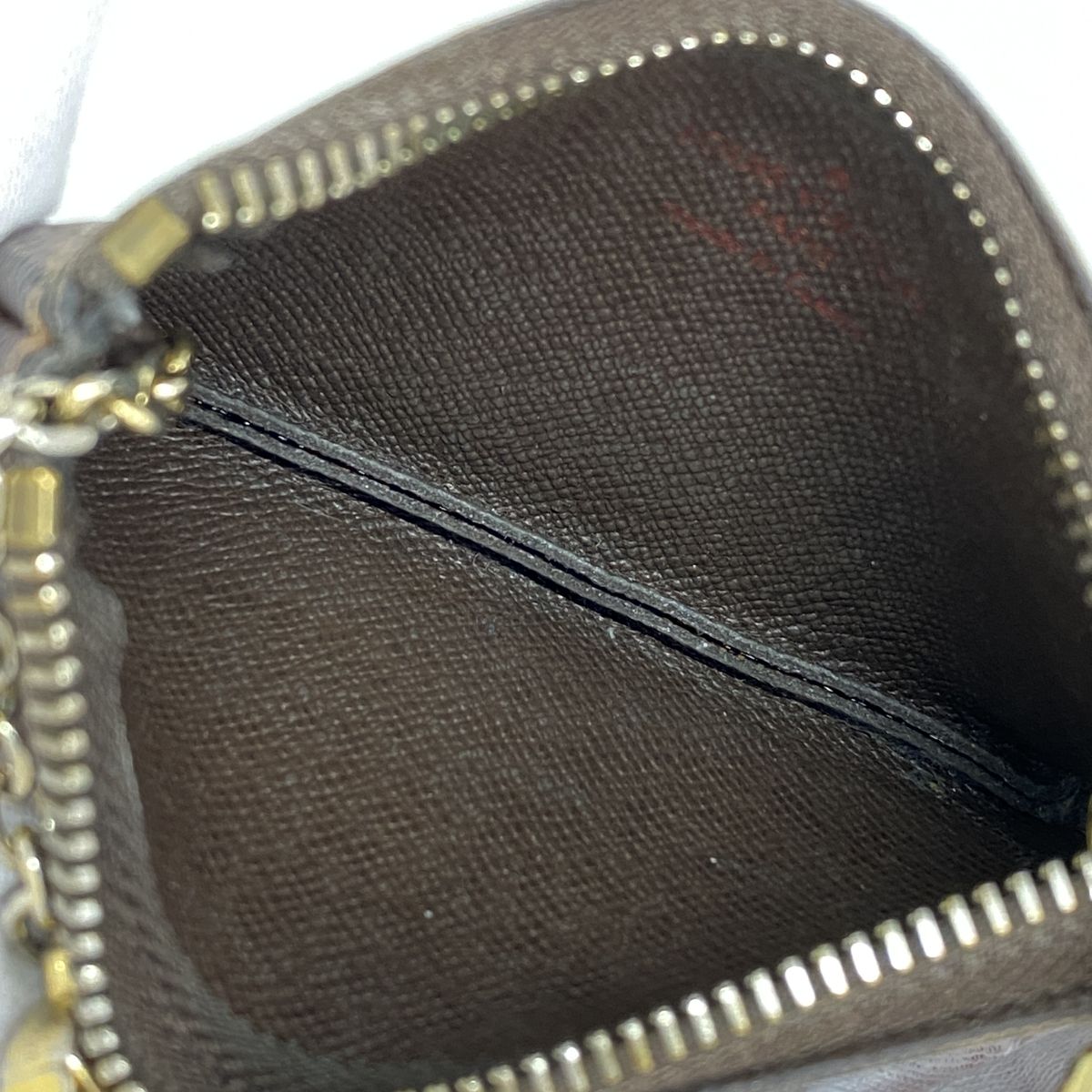 Louis Vuitton Coin Purse Damier Pochette Cles Ebene — view 3