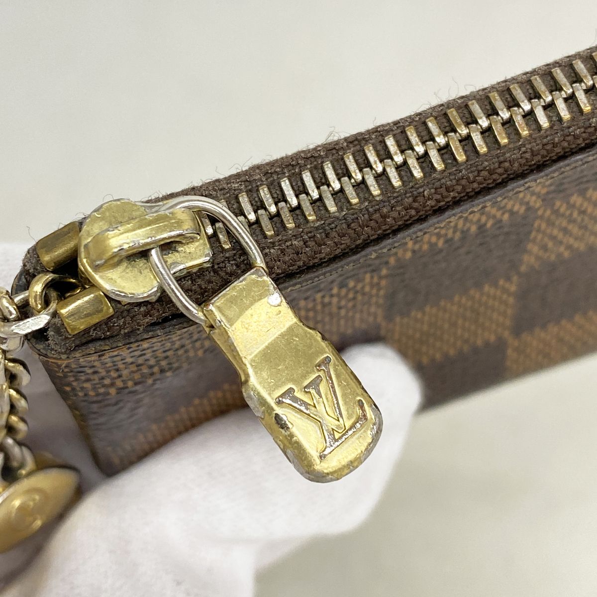 Louis Vuitton Coin Purse Damier Pochette Cles Ebene — view 5