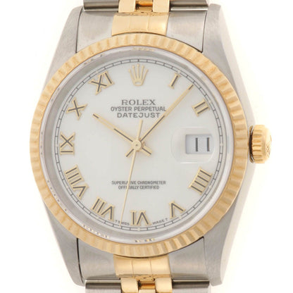 Rolex Datejust Watch Stainless Steel White Automatic