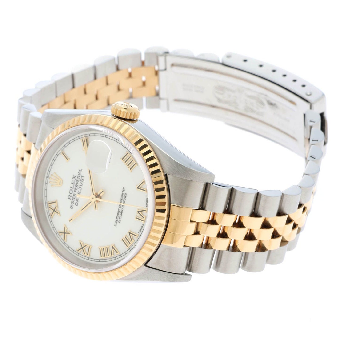 Rolex Datejust Watch Stainless Steel White Automatic — view 3