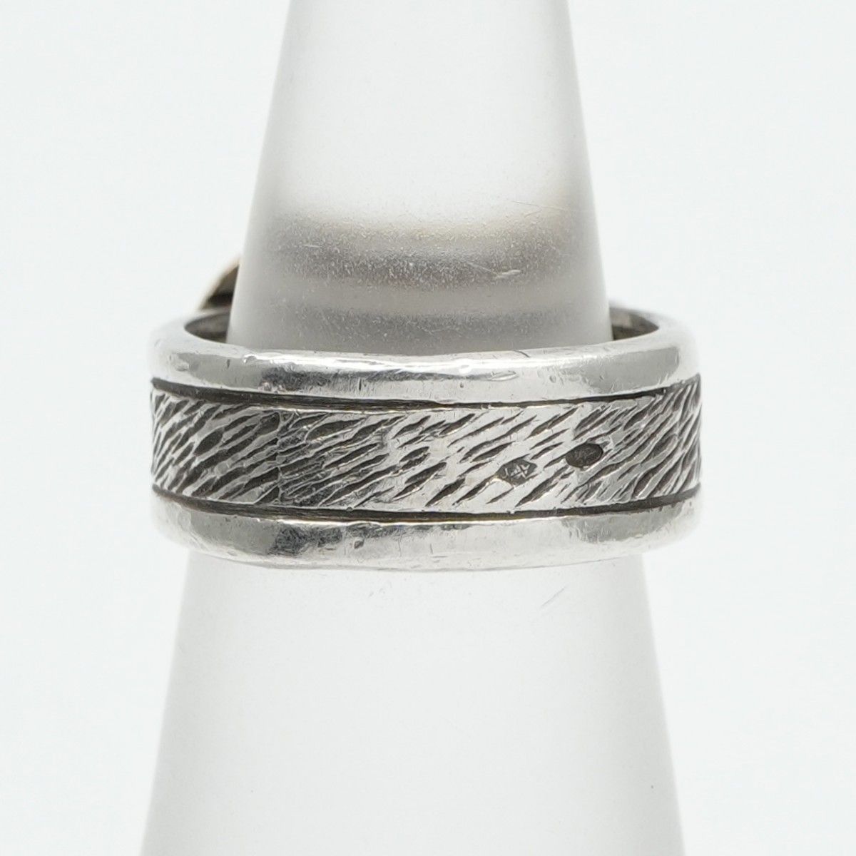 Hermes Ring 750/925 Sterling Silver Vintage Belt Horseshoe Combination — view 5