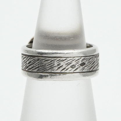 Hermes Ring 750/925 Sterling Silver Vintage Belt Horseshoe Combination — view 5