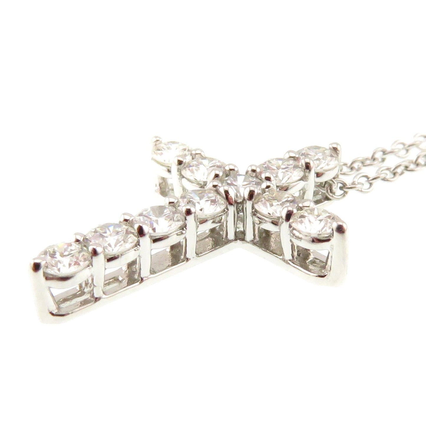 Tiffany & Co Small Cross Necklace Diamond — view 4