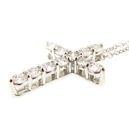 Tiffany & Co Small Cross Necklace Diamond — view 4