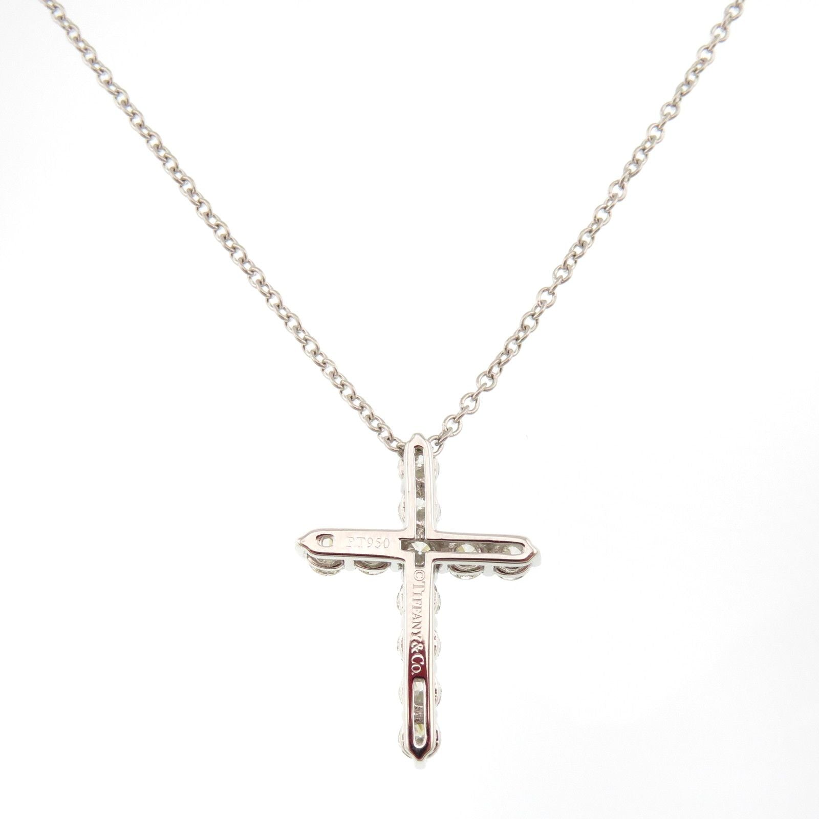 Tiffany & Co Small Cross Necklace Diamond — view 3