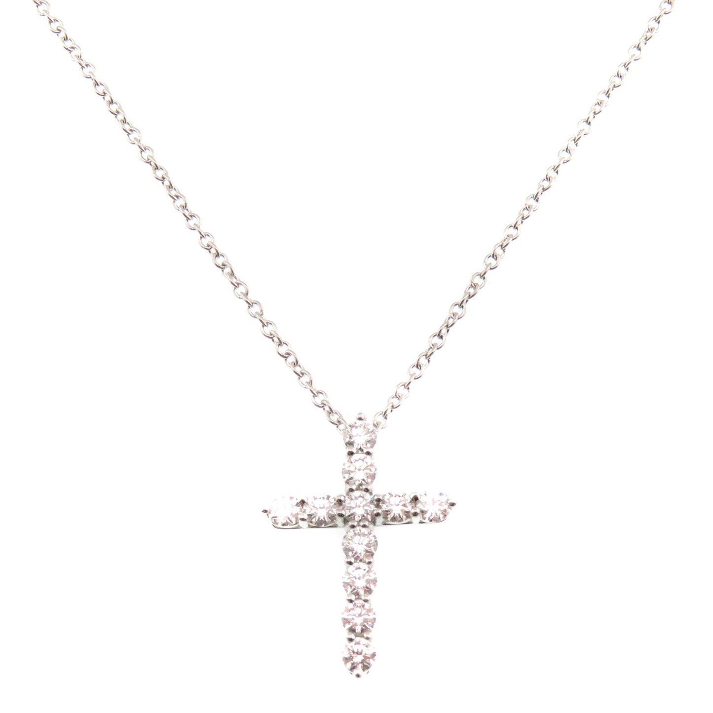 Tiffany & Co Small Cross Necklace Diamond