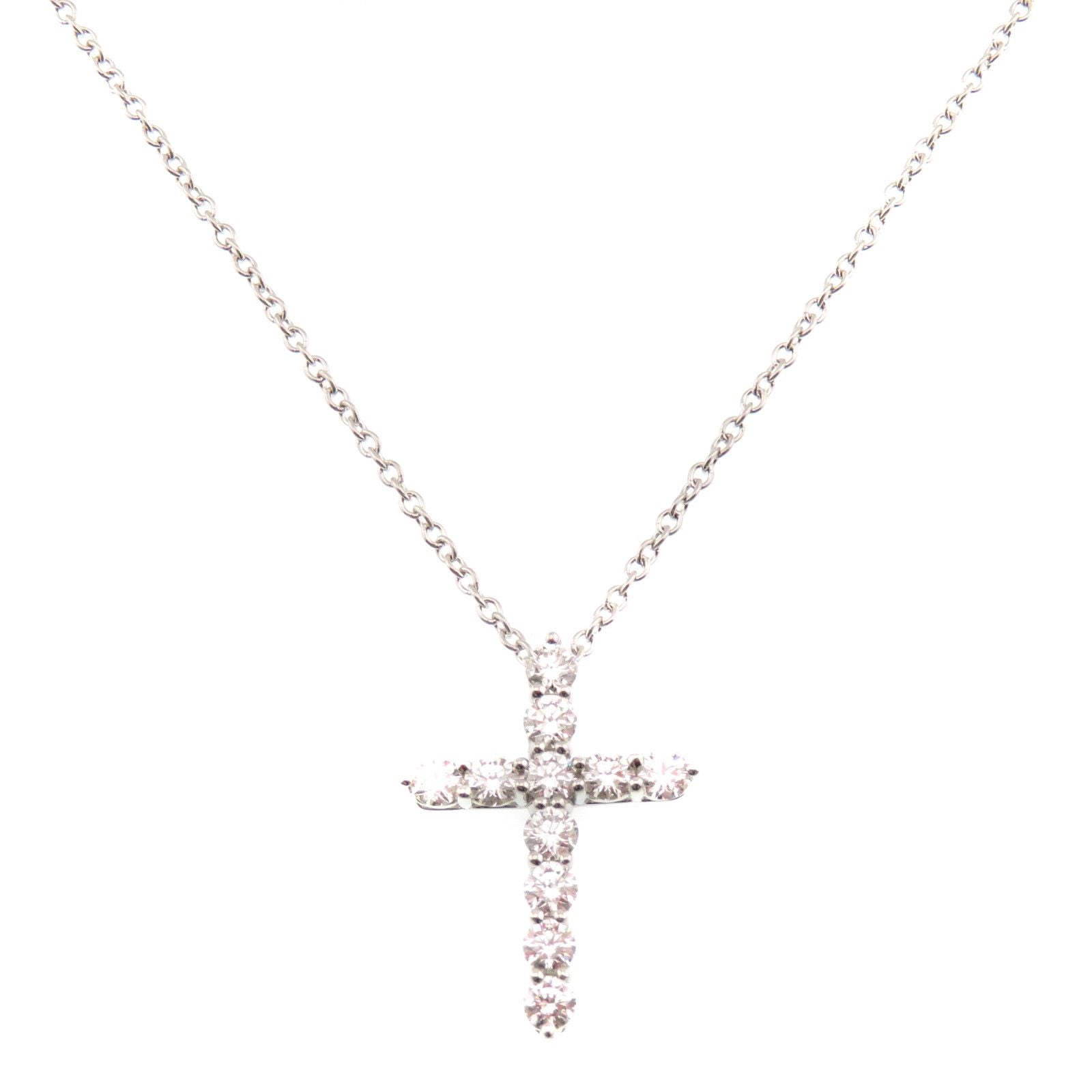 Tiffany & Co Small Cross Necklace Diamond