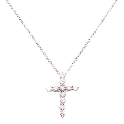 Tiffany & Co Small Cross Necklace Diamond