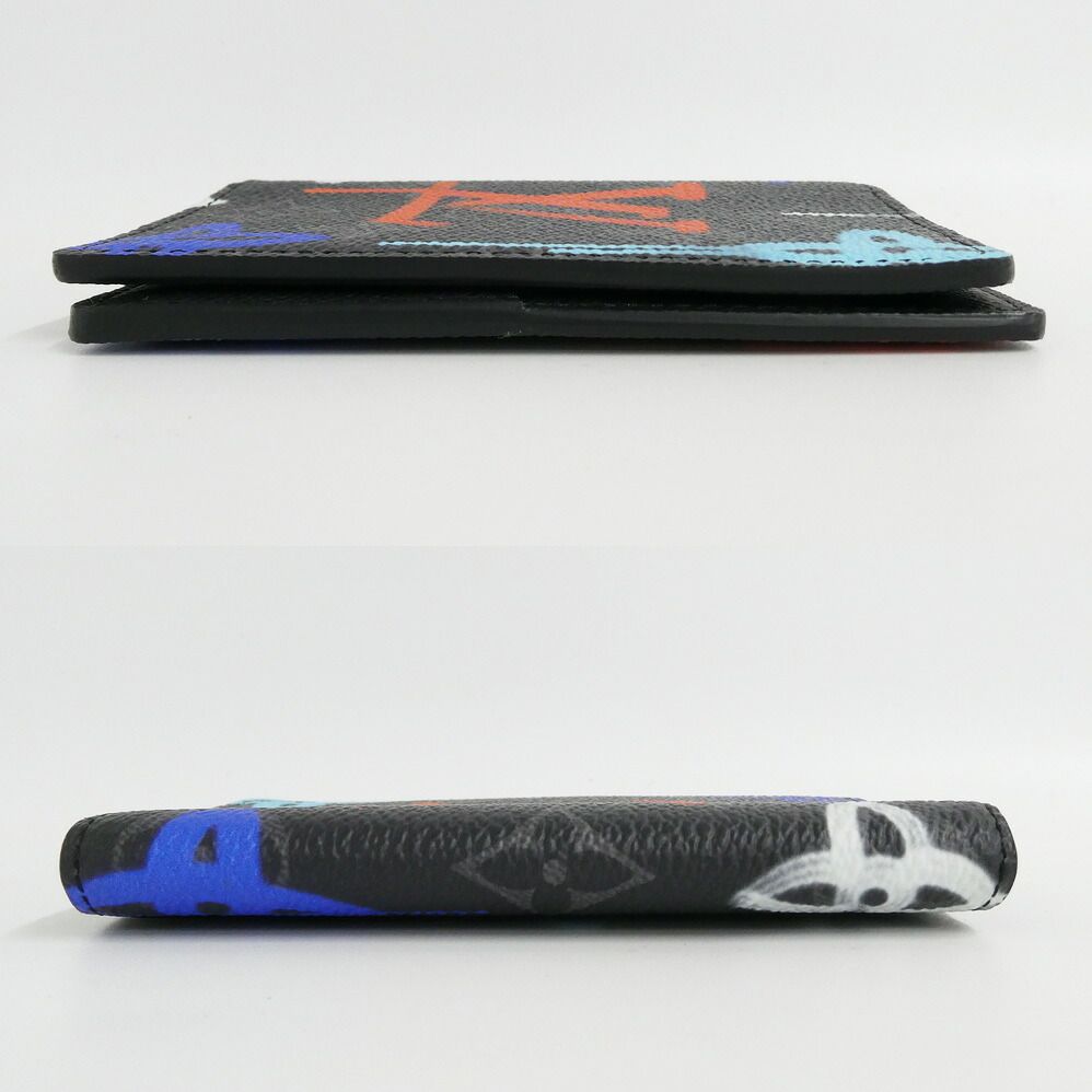 Louis Vuitton Pocket Organizer Monogram Eclipse Black Card Case — view 3